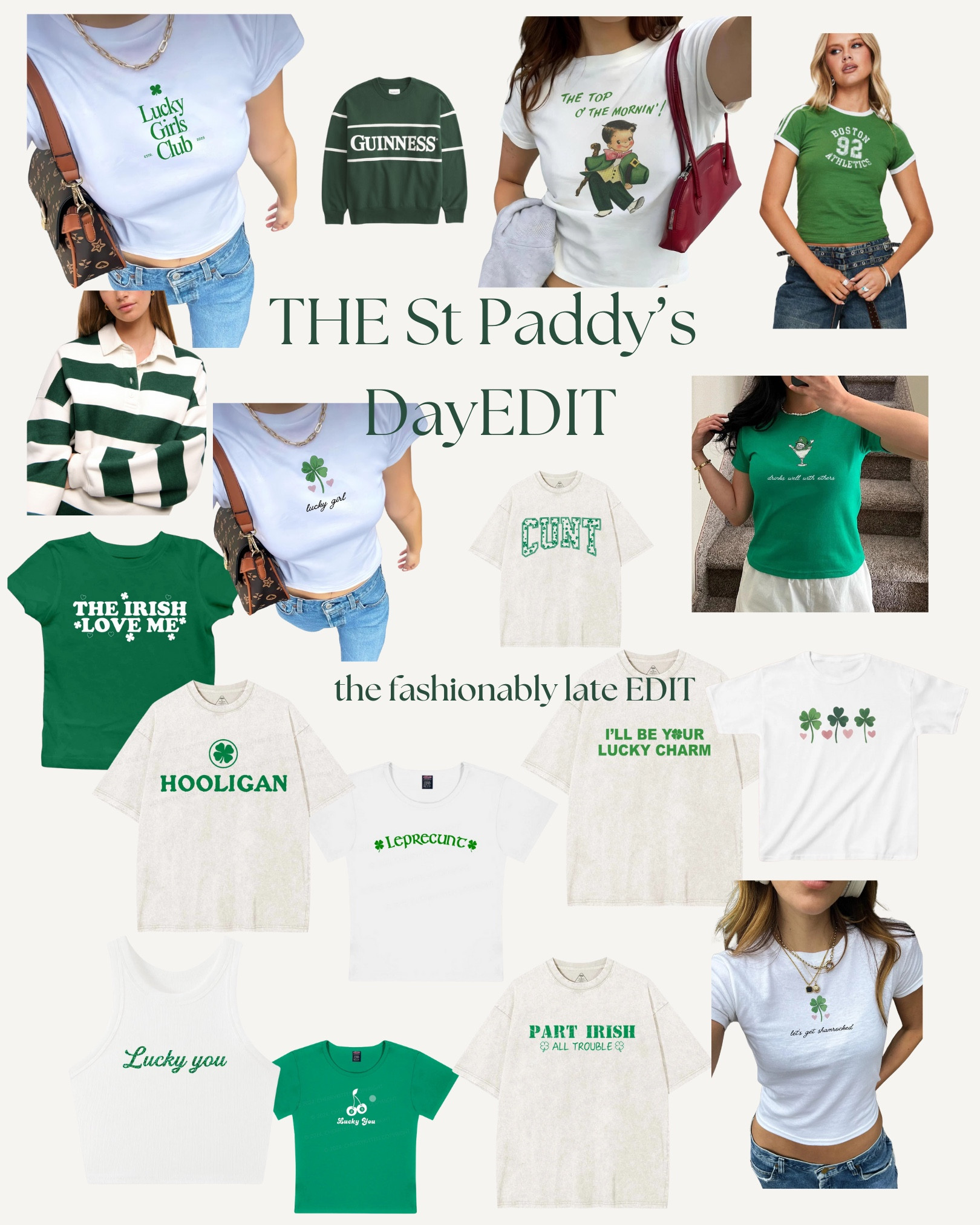 The Fashionably Late Edit - Cute Tees for St. Patrick’s Day