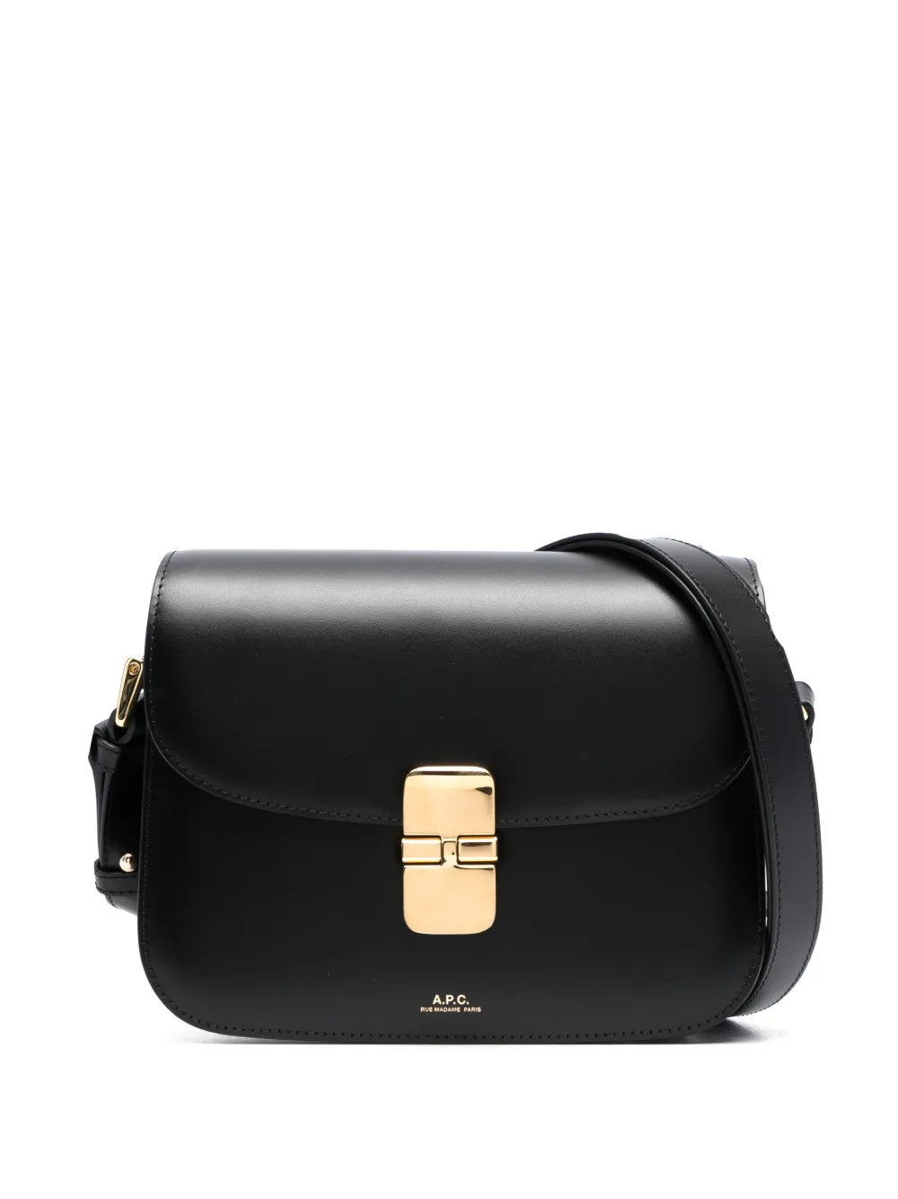 A.P.C. Small Grace Shoulder Bag | Black | FARFETCH AU | Farfetch Global