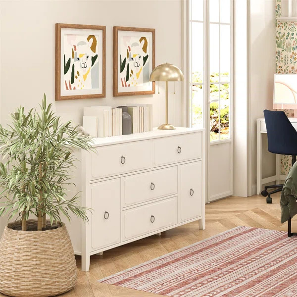Her Majesty 4 Drawer 59.9" W Combo Dresser | Wayfair North America