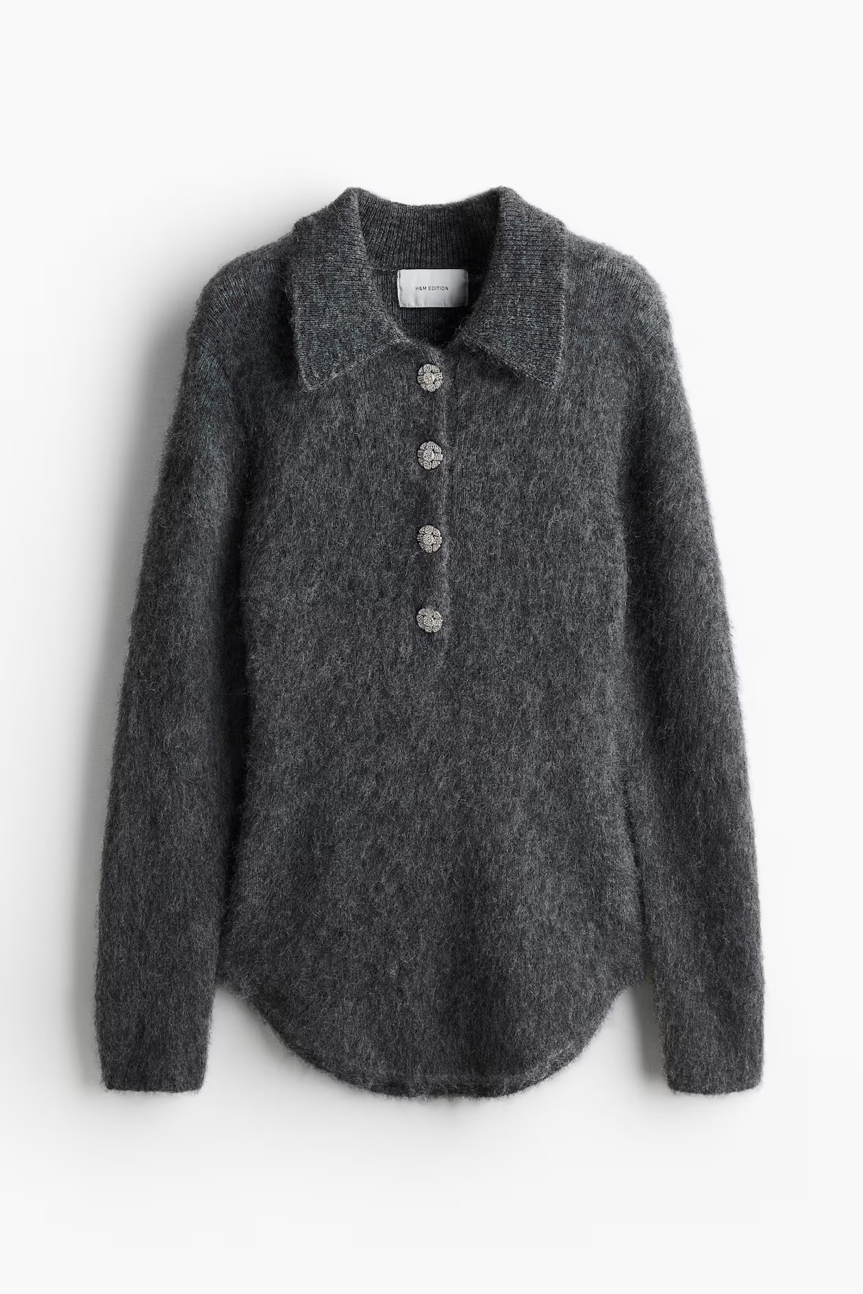 Mohair-blend collared jumper | H&M (UK, MY, IN, SG, PH, TW, HK)