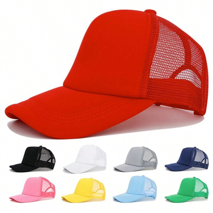 1pc Lightweight Breathable Unisex Cartoon Baseball Cap - Durable Polyester Sunhat, Ideal For Fish... | SHEIN