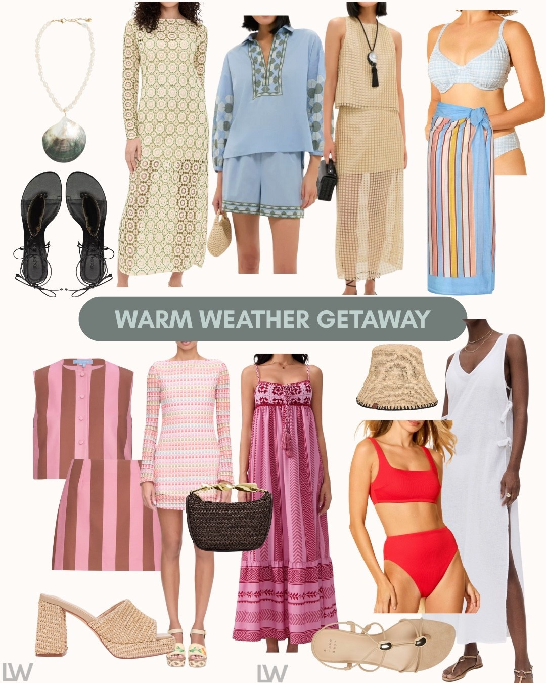 It’s that getaway time of year - always some of the cutest resort pieces! 