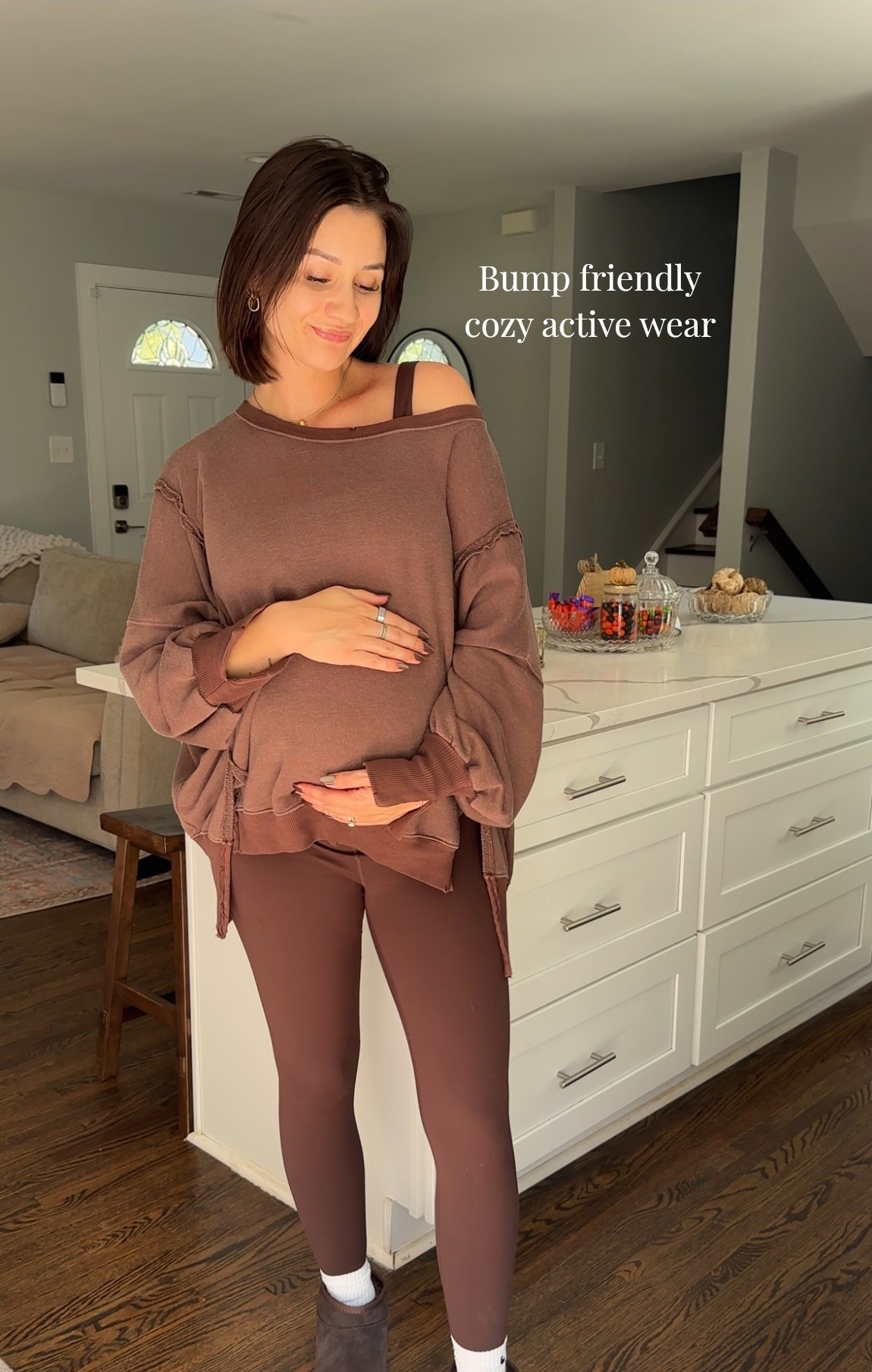 Medium in leggings & top
Small in sweatshirt
🐻🍂🐻

#LTKFindsUnder50 #LTKActive #LTKBump