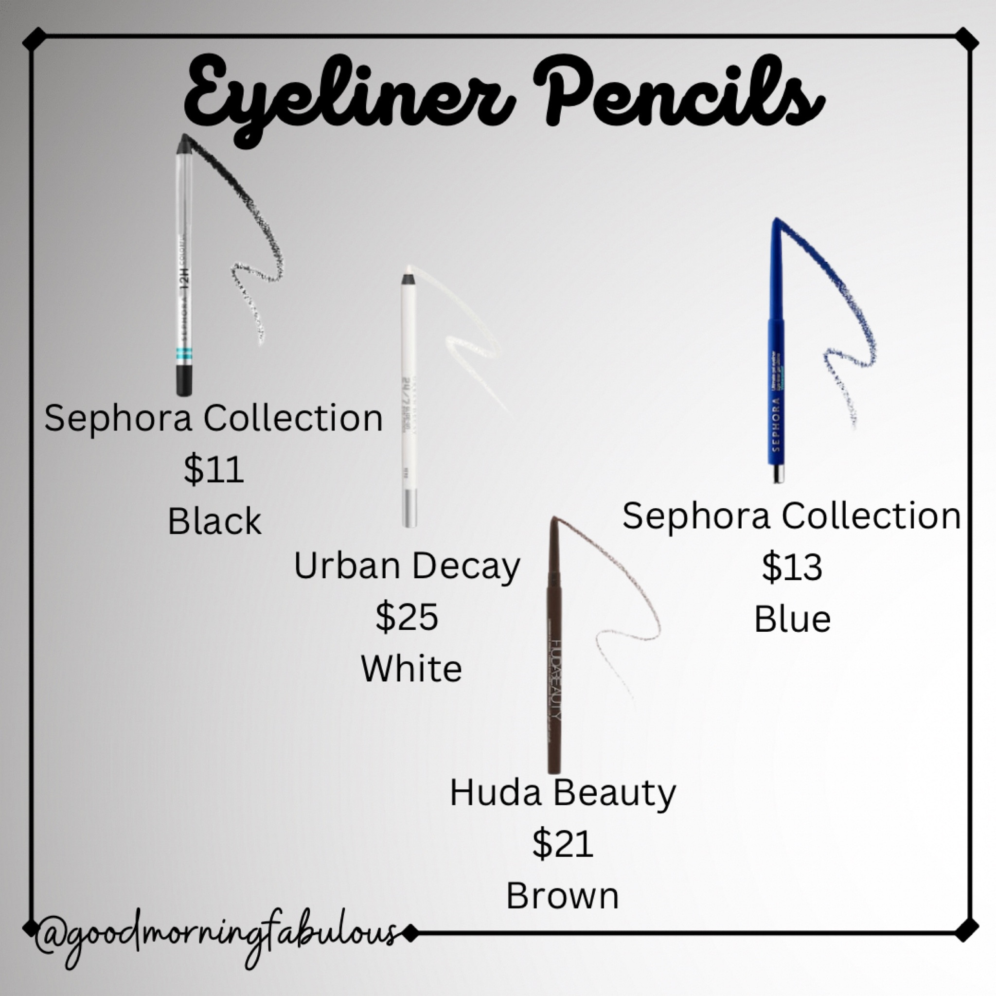 Eyeliner pencils. Sephora 

#LTKbeauty #LTKunder50