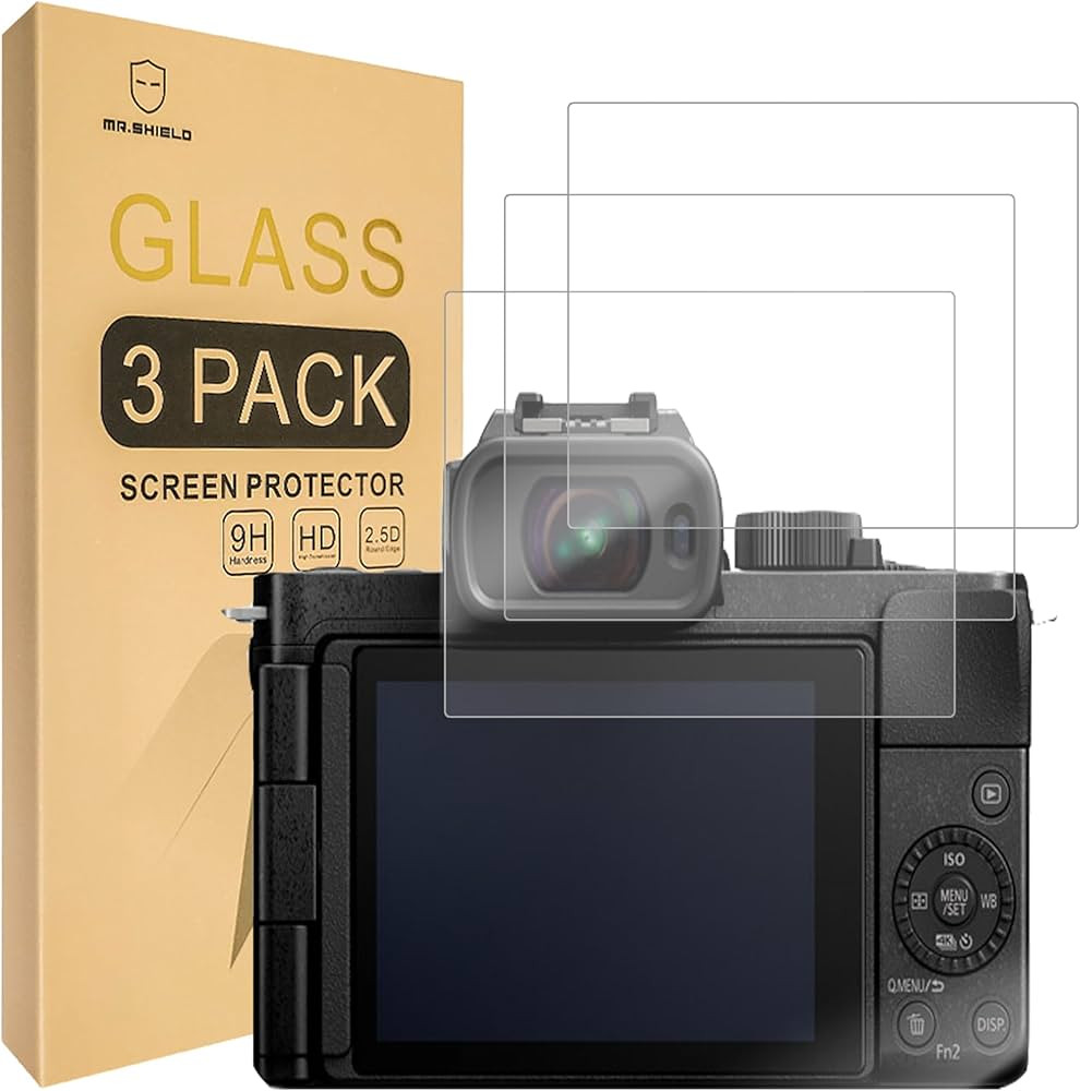 Mr.Shield Screen Protector compatible with Panasonic Lumix G100D / Lumix G100 [Tempered Glass] [3... | Amazon (US)