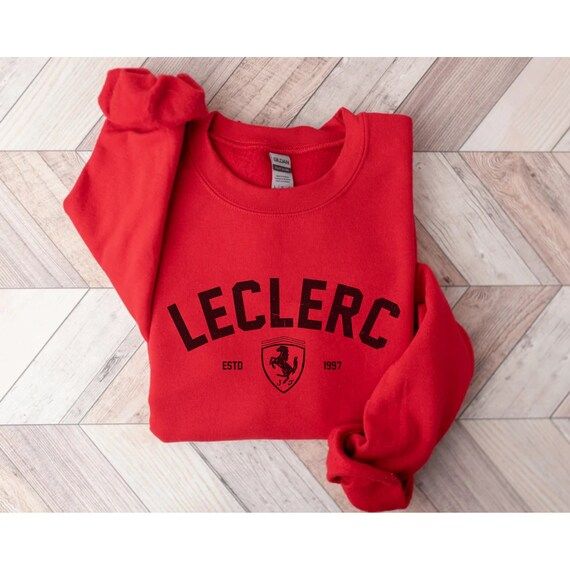 Charles Leclerc Sweatshirt Ferrari Sweatshirt F1 Crewneck | Etsy | Etsy (US)