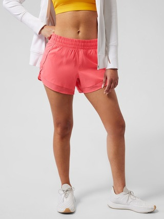 Mesh Racer Run Short 4" | Athleta