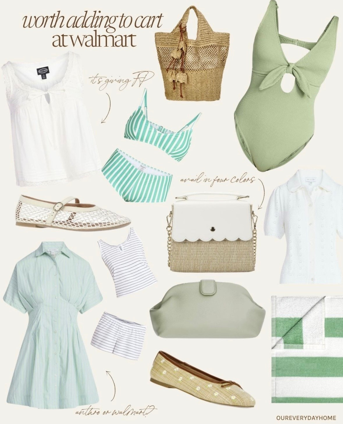 Walmart has some of the best fashion and accessories trends right now for summer and spring! 

Walmart fashion 
Spring fashion 
Summer fashion trends 

#LTKTravel #LTKSaleAlert #LTKOver40