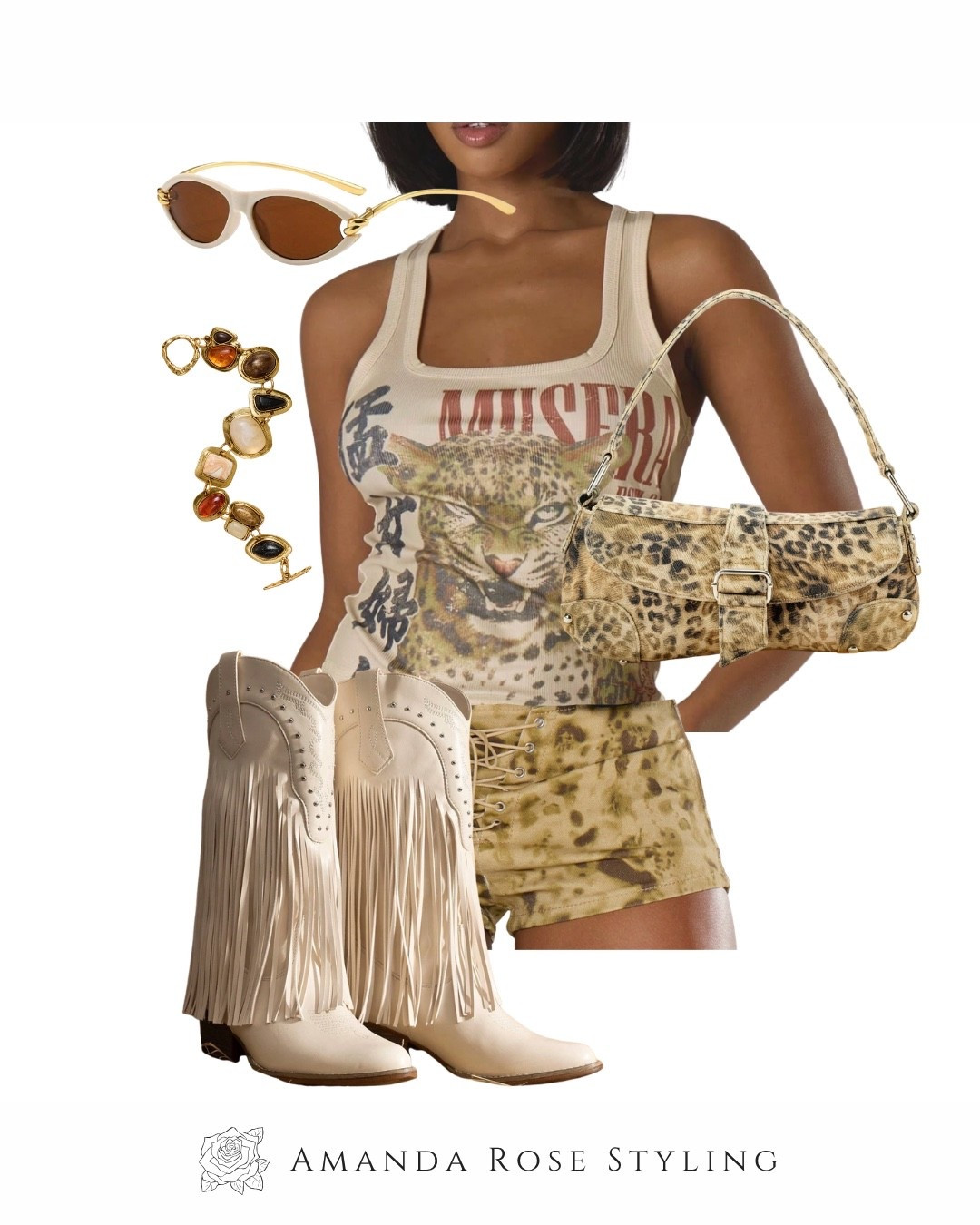 Coachella outfit idea ☀️🐆🤍

#LTKootd #LTKFestival #LTKgrwm