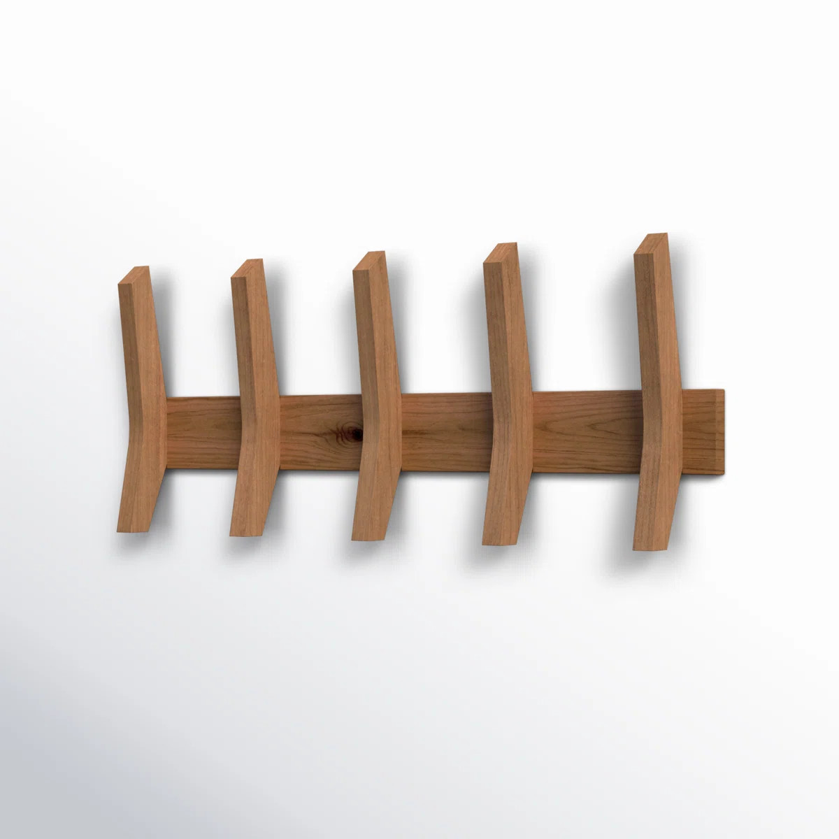 Sifford Solid Wood Wall 5 - Hook Wall Mounted Coat Rack | Wayfair North America