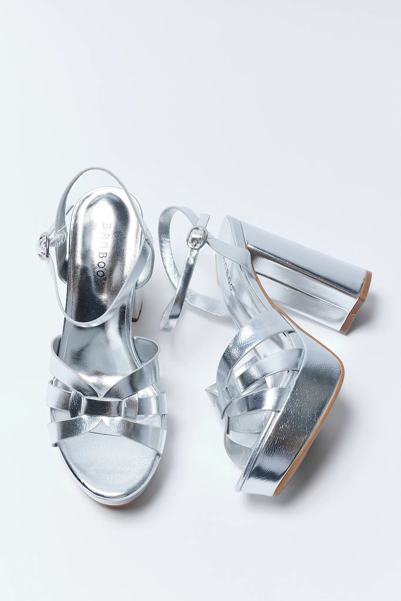 Rachel Silver Platform Heels | Avara