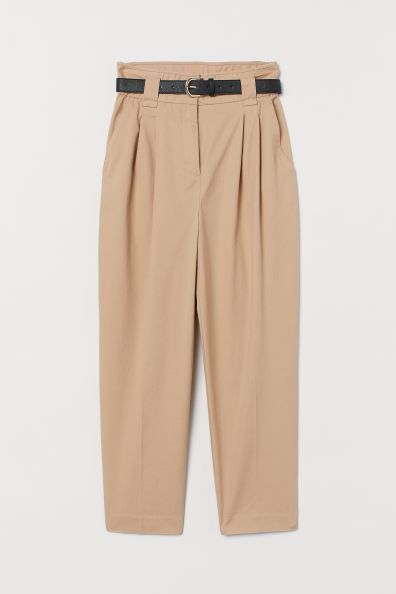 Belted Ankle-length Pants | H&M (US + CA)
