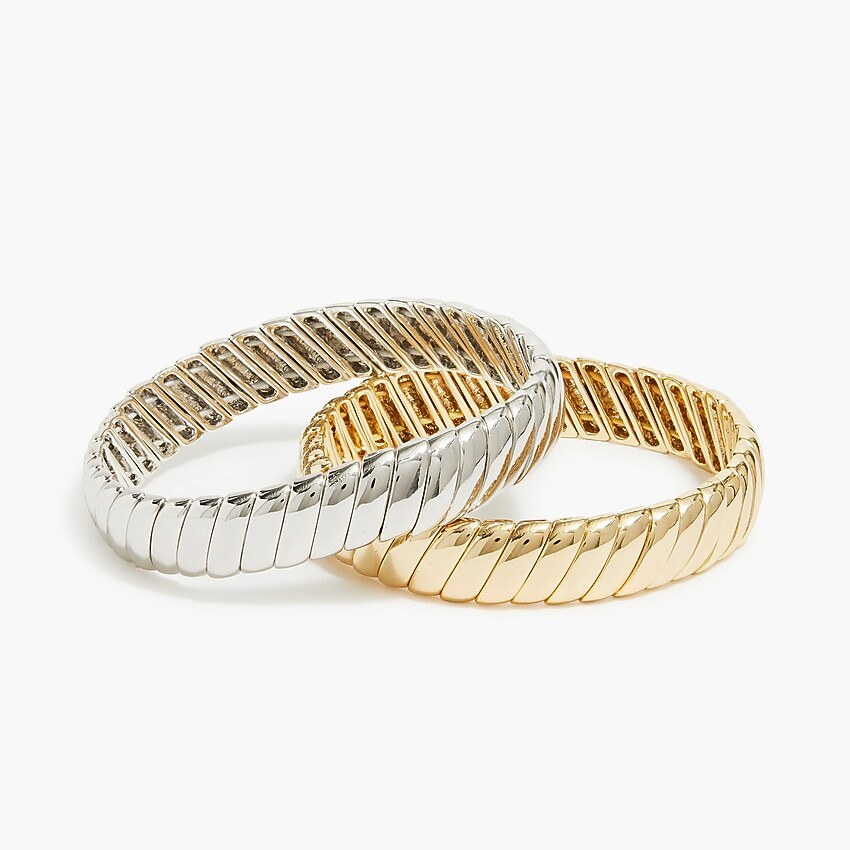 Mixed-metal bracelets set | J.Crew Factory