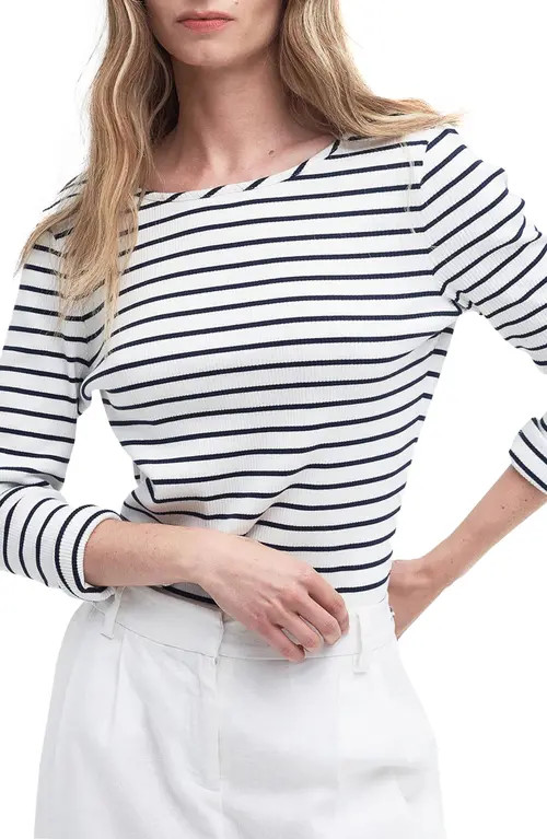 Langton Rib Stripe Cotton Top | Nordstrom