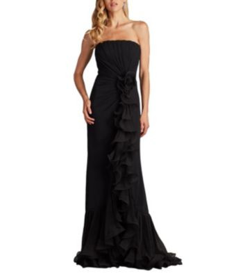 Tadashi Shoji Leith Cascading Ruffle Gown  | Bloomingdale's Women Dresses Evening & Formal Gowns | Bloomingdale's (US)
