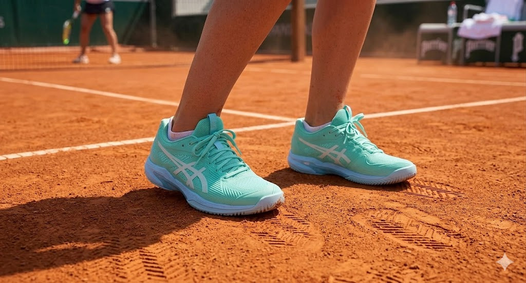 Obsessed with the tennis girl aesthetic? Get court-ready with the stunning mint green and light blue ASICS Women's Solution Speed FF 4 Clay Tennis Shoes. This high-performance sneaker doesn't just deliver elite speed and stability on clay courts—it also looks incredibly chic paired with your favorite tennis skirts and athletic wear. Tap to elevate your tennis gear collection and shop this fresh colorway today! 

 #LTKfitnessgoals #LTKselfcare #LTKActive