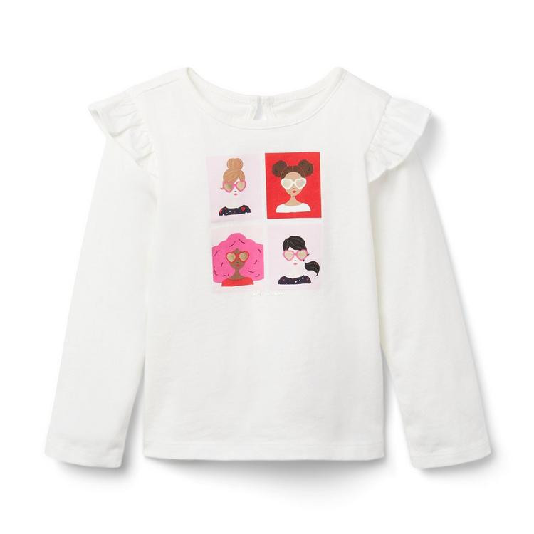 Heart Sunnies Girl Trio Tee | Janie and Jack