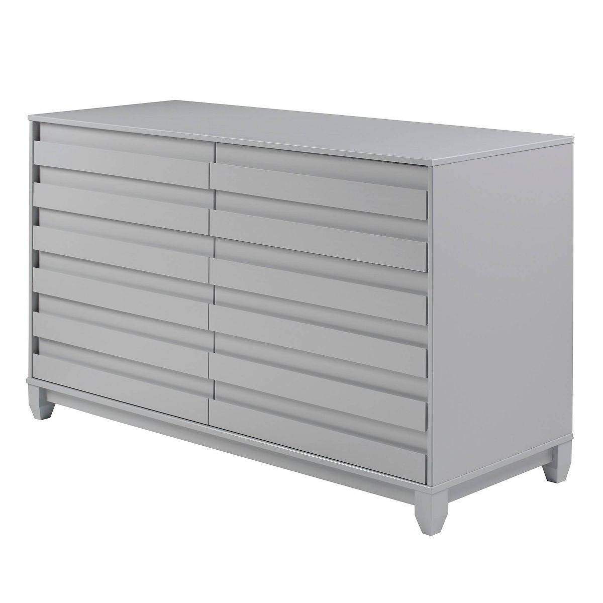 Ilya Solid Wood Modern Panel Front 6 Drawer Dresser - Saracina Home | Target