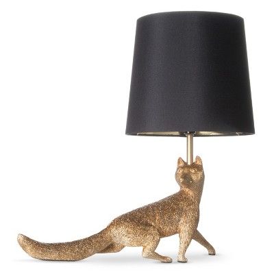 Fox Table Lamp Black/Gold  - J. Hunt | Target