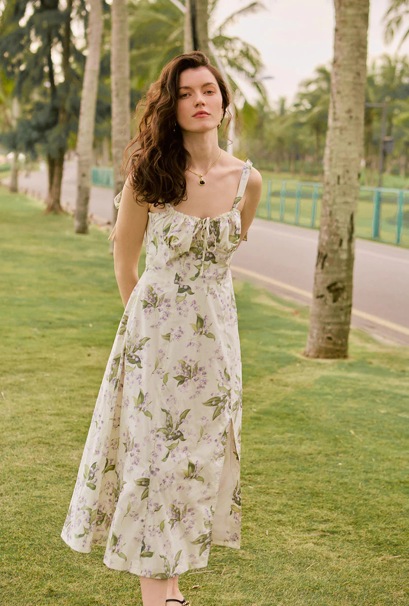 Kirsten Dress - Cream Floral | Petite Studio NYC