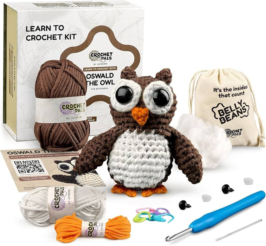 Crochet Kit for Beginners - Beginner Crochet Kit for Adults and Kids - Learn to Make Amigurumi An... | Amazon (US)