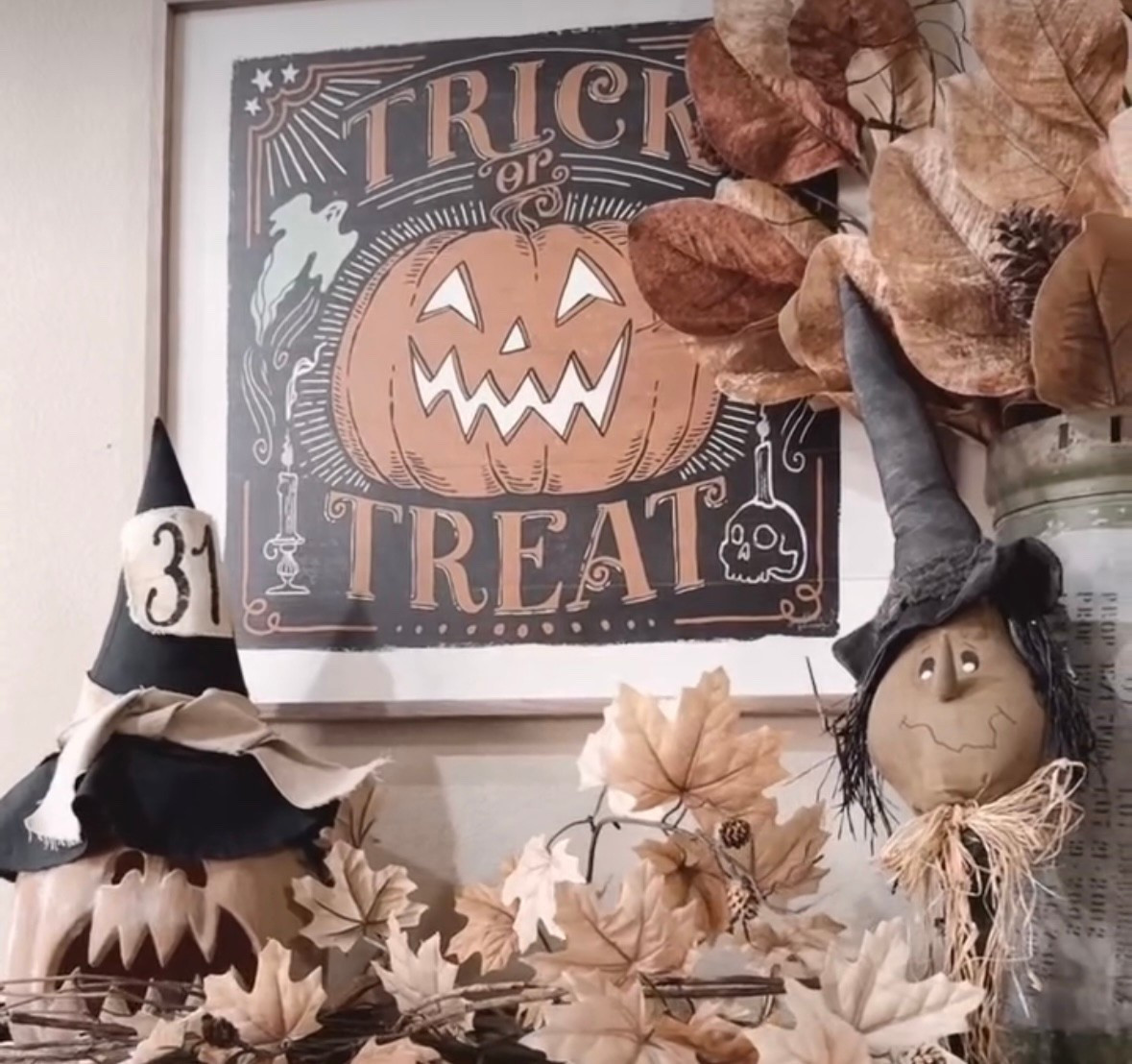 
🖤 Trick or Treat… and Add to Cart 🎃

Spooky season is creeping in, and I’ve got the cutest Halloween finds to get your home boo-tiful in no time! This whimsical corner is giving all the cozy vintage vibes—witch hats, jack-o-lantern grins, and fall leaves for that perfectly enchanted look. ✨

👻 My secret? Budget-friendly pieces that sell out fast!
Tap to shop everything before it disappears into the night! 🌙🕯️

🧹Perfect for:
✔️Shelf styling
✔️Entryway charm
✔️Halloween parties
✔️Making your home feel magical!

🧡 FOLLOW me @WeatheredWhimsy for more vintage-inspired Halloween looks you’ll love!

#liketoknowit #ltkhome #ltkholiday #ltkseasonal #halloweendecor #falldecor #vintagehalloween #whimsicaldecor #farmhousehalloween #halloweenhomedecor #halloweenvibes #trickortreatyourself #cozyfallvibes #homedecorobsessed #spookyszn #fallfinds #pumpkindecor #witchyvibes #weatheredwhimsy


#LTKSeasonal #LTKParties #LTKHome