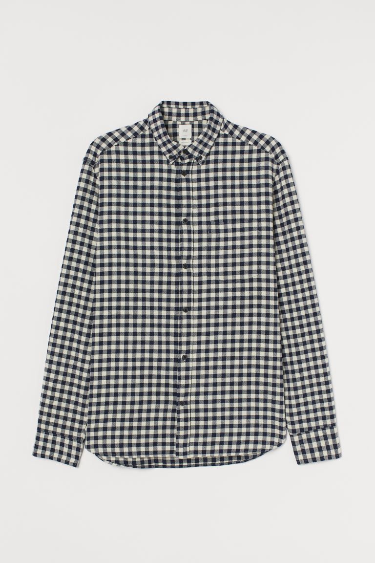 Checked Gingham Flannel Shirt | H&M (US + CA)
