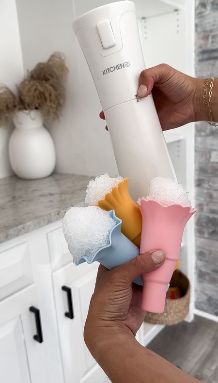 #ad #hsnpartner Family snow cone night is so easy with our new KitchenHQ Rechargeable Shaved Ice Maker from @HSN! My kids love the fun flavors they come up with too! Tap the link in bio to shop. #LoveHSN

#LTKFindsUnder50 #LTKFindsUnder100
