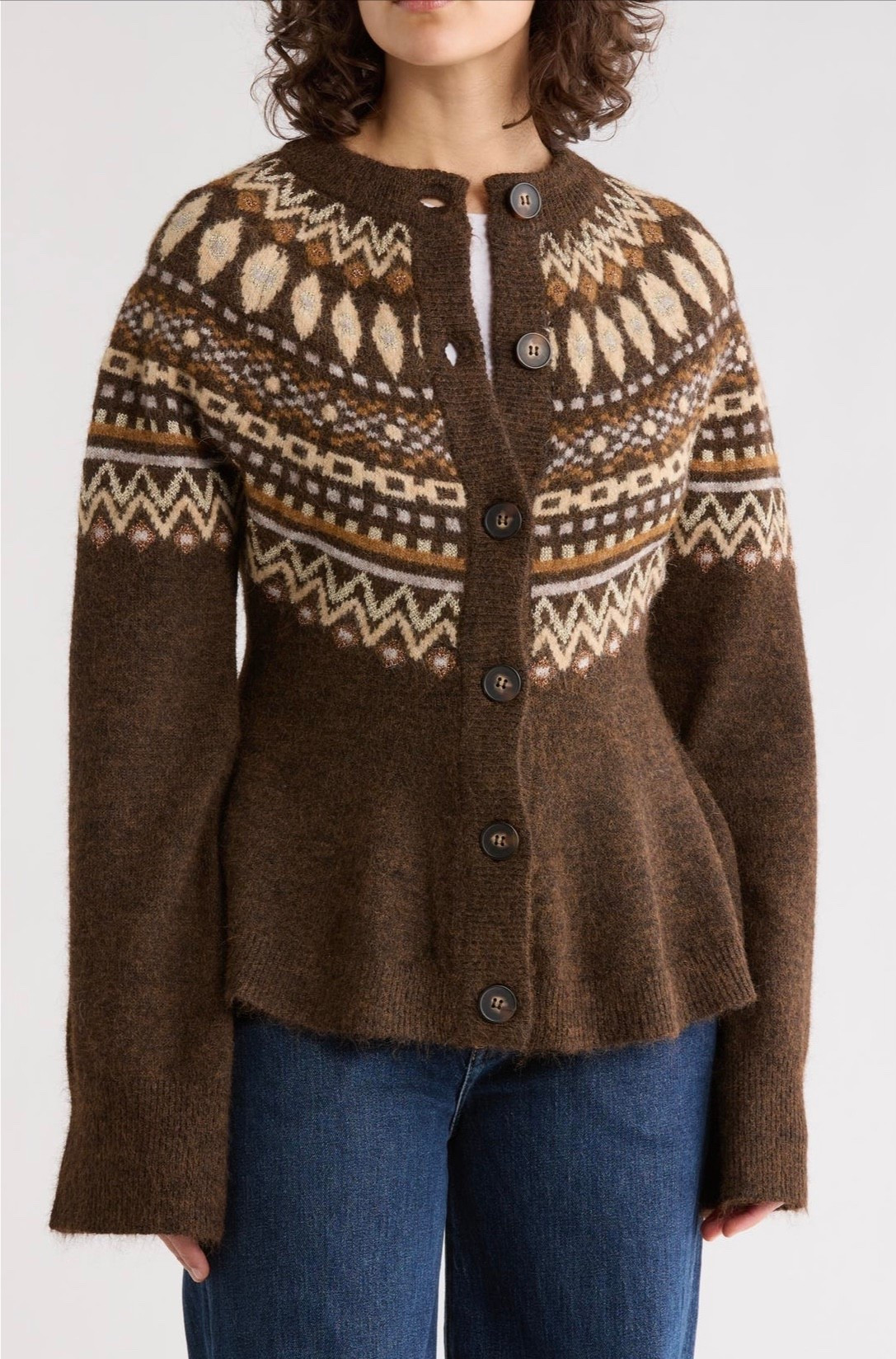 Tall potential fair isle sweater - look at those sleeves!

#LTKTall