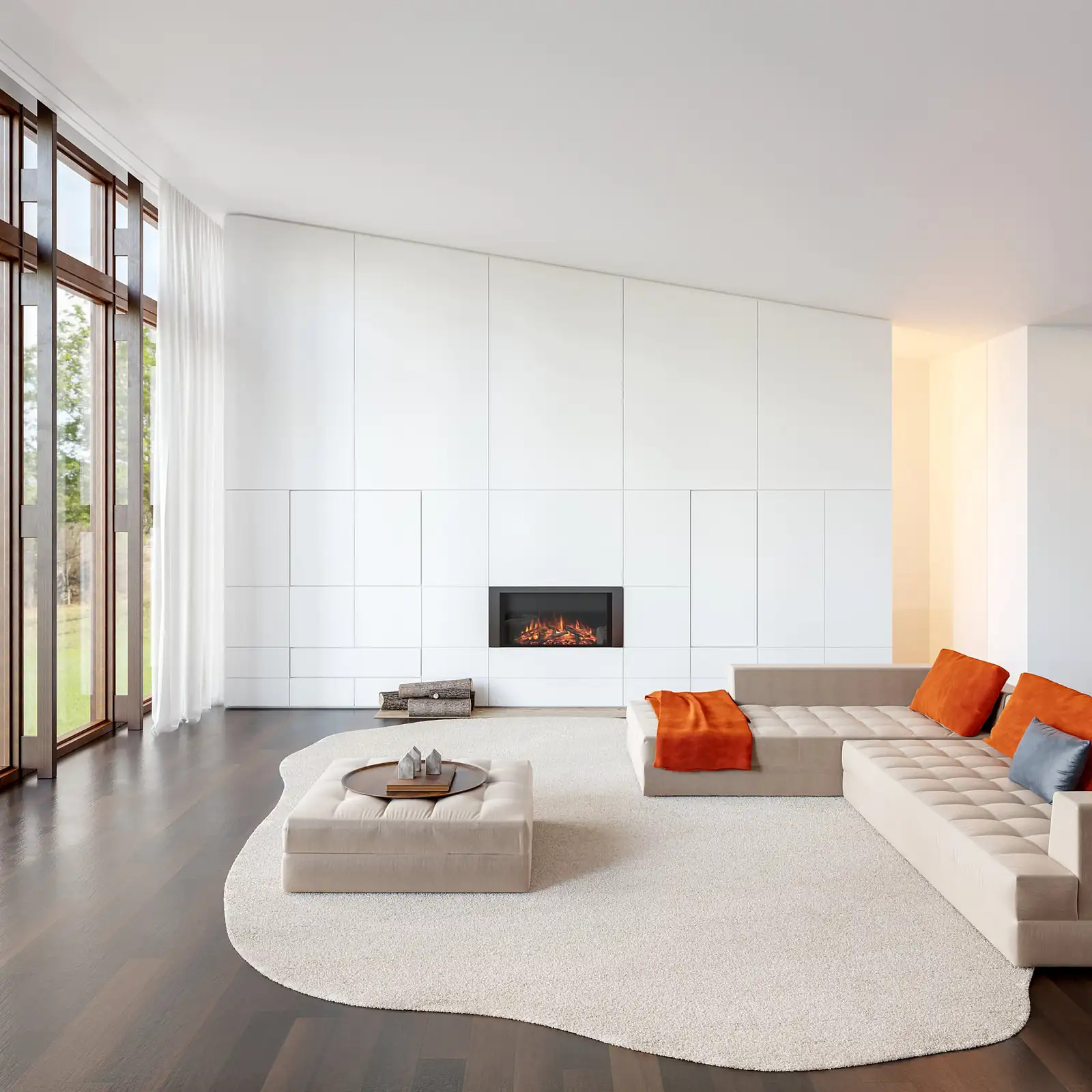 Annapurna Abstract Wool Rug | Ivory | Rugs USA