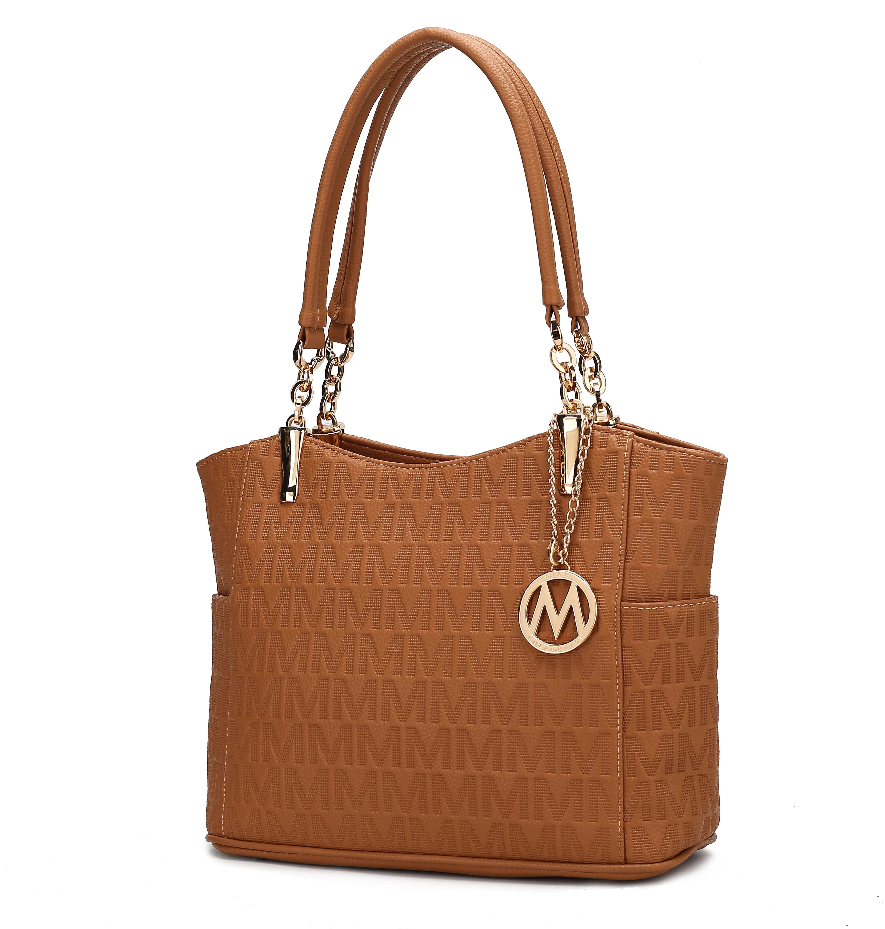 MKF Collection Women's Malika M Signature Satchel by Mia K. - Tan - Walmart.com | Walmart (US)