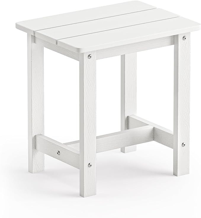 LUE BONA Outdoor Side Table, HDPS Small Outdoor Table, Adirondack Side Table, Outside End Table f... | Amazon (US)