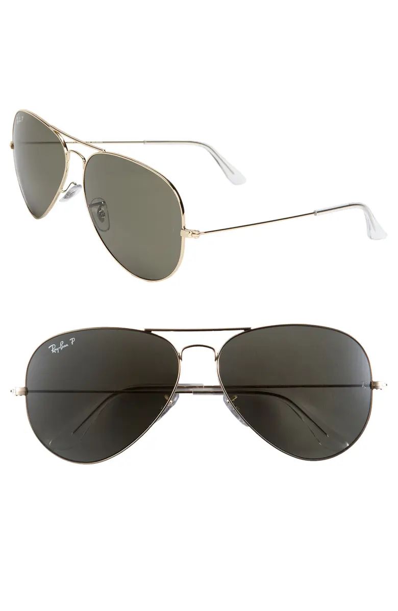 Aviator 55mm Sunglasses | Nordstrom