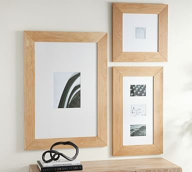 Malia Oversized Oak Wood Picture Frame - 11x14 | Pottery Barn (US)