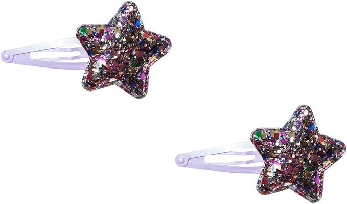 Anna Belen"Delaney" Star Glitter Snap Clip (2 Pieces) | Amazon (US)