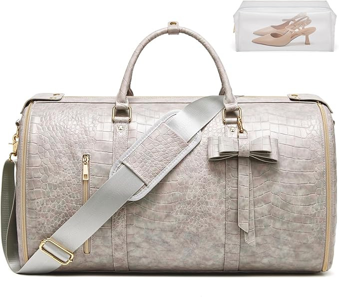 Garment Bags for Travel, Convertible Suit Travel Bag for Women, Stylish Carry On Garment Bag with... | Amazon (US)