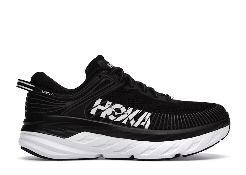 Hoka One One Bondi 7 (Women's) Sneakers in Black/White | StockX