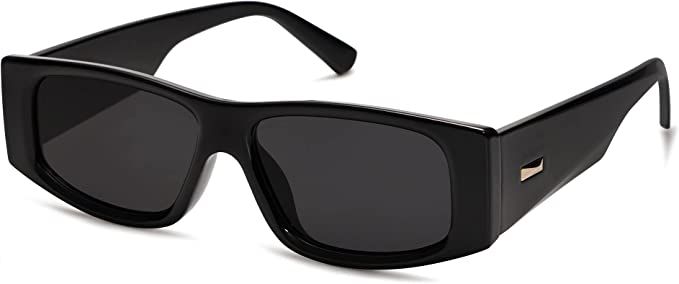 SOJOS Retro Trendy Rectangle Polarized Sunglasses 80s 90s Y2K Narrow Sunnies SJ2228 | Amazon (US)