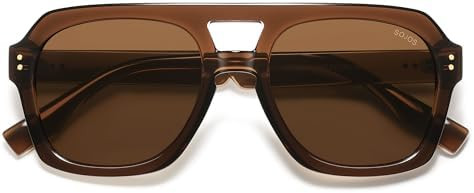 SOJOS Retro Polarized Aviator Sunglasses Womens Mens SJ2385 | Amazon (US)