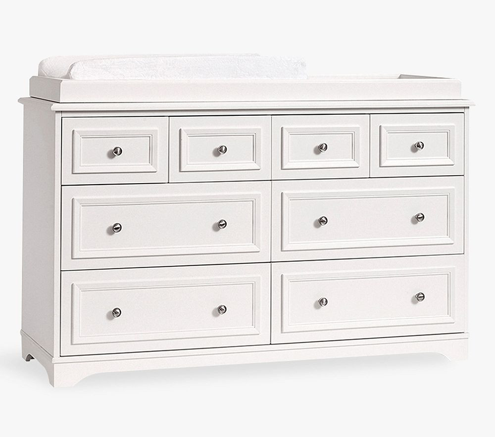 SET:Fillmore XW Dresser WB + 1 Sided Topper:Simply White WB | Pottery Barn Kids