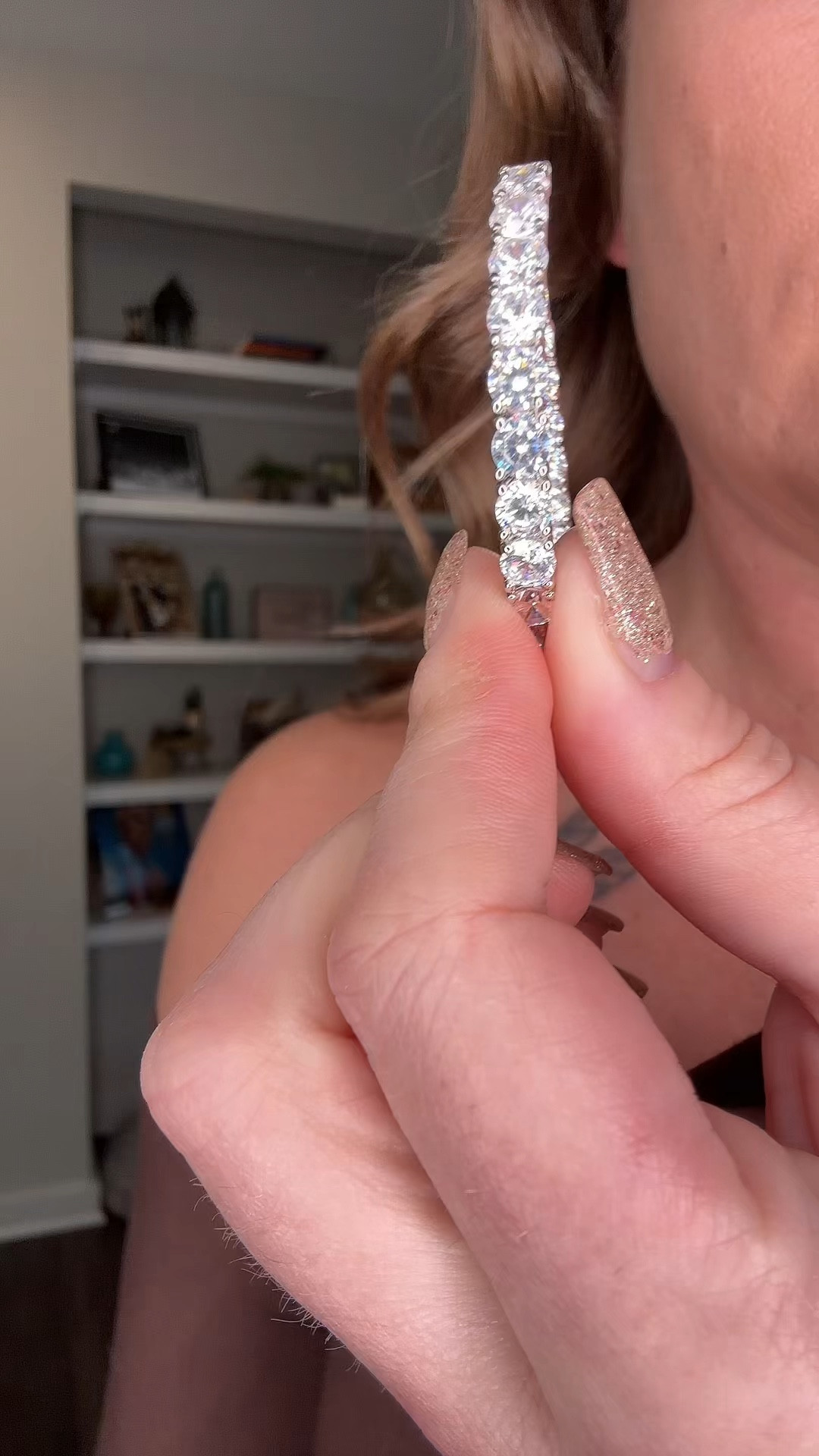 In love and obsessed with these hoop earrings and necklace from MM. if you see this soon, they’re also offering a free gift with purchase right now! 

Most of their items also come in gold. They way these sparkle so much more than anything else I own 👏🏼💎

#LTKItBag #LTKSaleAlert #LTKStyleTip