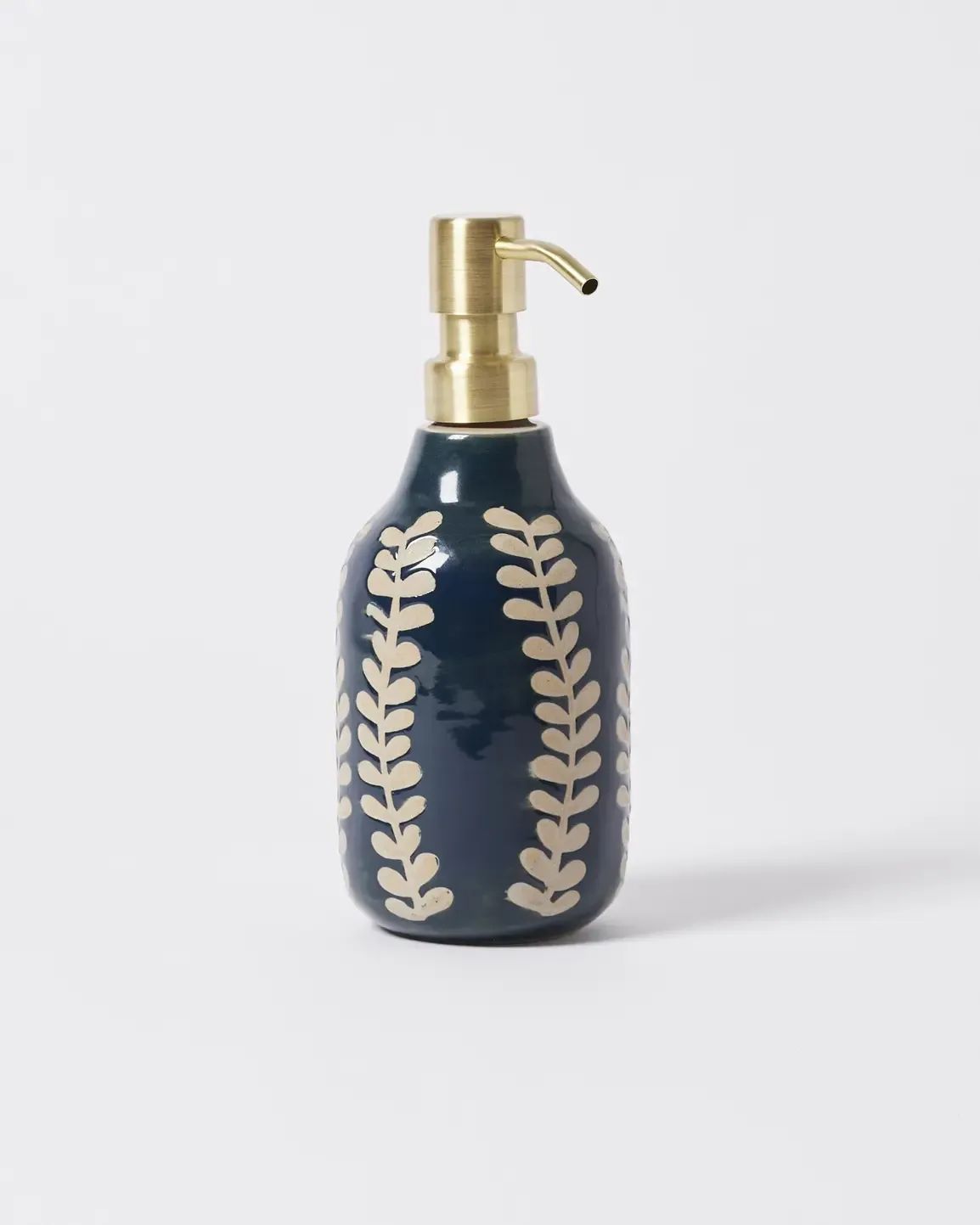 Kulla Blue Ceramic Soap Dispenser | Oliver Bonas | Oliver Bonas (Global)