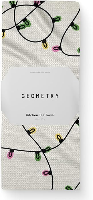 GEOMETRY Christmas Kitchen Towels - Quick Dry Microfiber Cloth Dish Towels for Kitchen Drying - P... | Amazon (US)