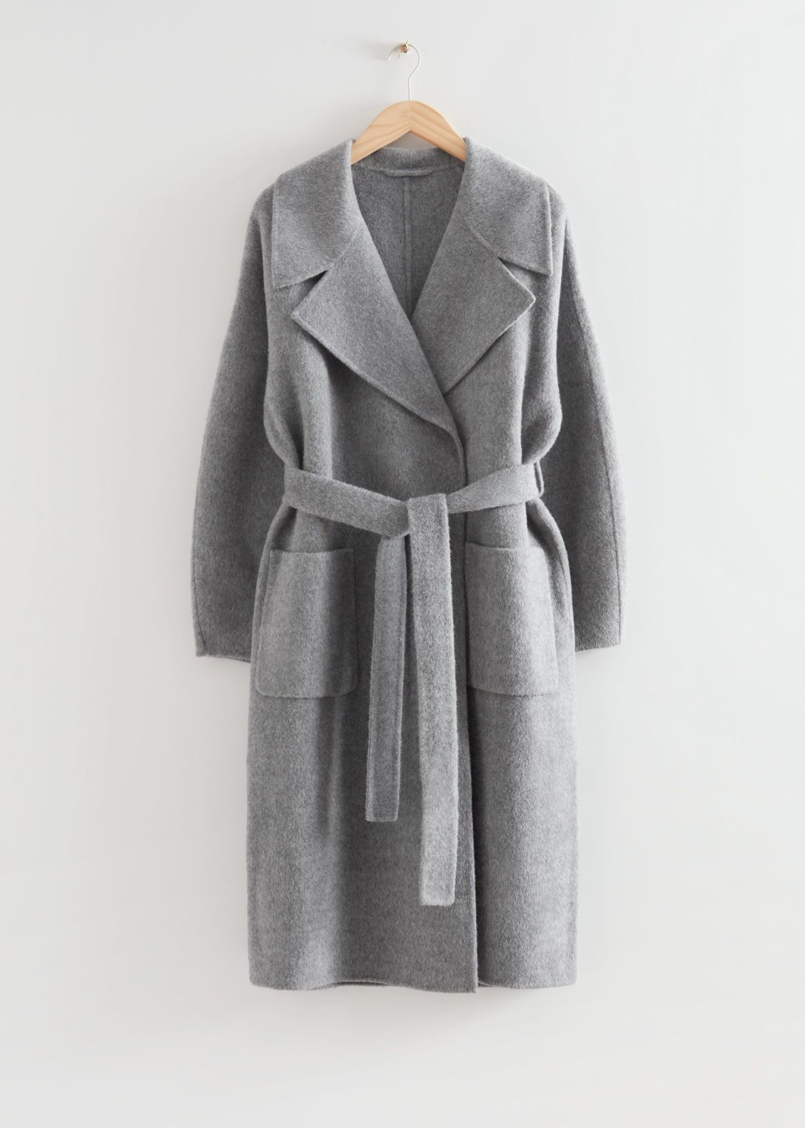 Oversized Belted Coat - Grey - & Other Stories | & Other Stories (EU + UK)