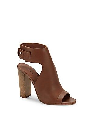 Addie Leather Open Toe Sandals | Saks Fifth Avenue OFF 5TH