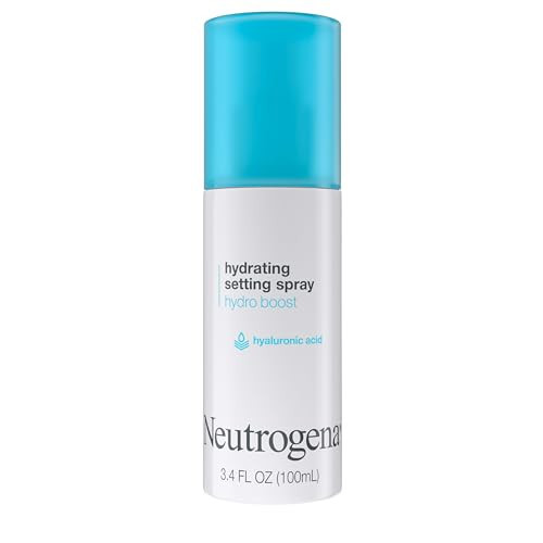 Neutrogena Hydro Boost Hydrating Makeup Setting Spray with Hyaluronic Acid, Longwear Makeup Setting Facial Mist for Smooth, Glowing, Dewy Skin, Non-Comedogenic & Hypoallergenic, 3.4 fl. oz | Amazon (US)