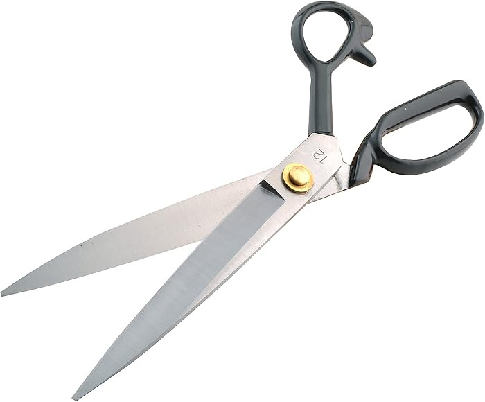 eZthings® 12" Upholstery Shears Heavy Duty Scissors For Cutting Arts and Craft Fabrics, Carpets ... | Amazon (US)