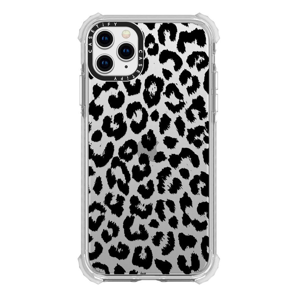 Black Transparent Leopard Print | Casetify