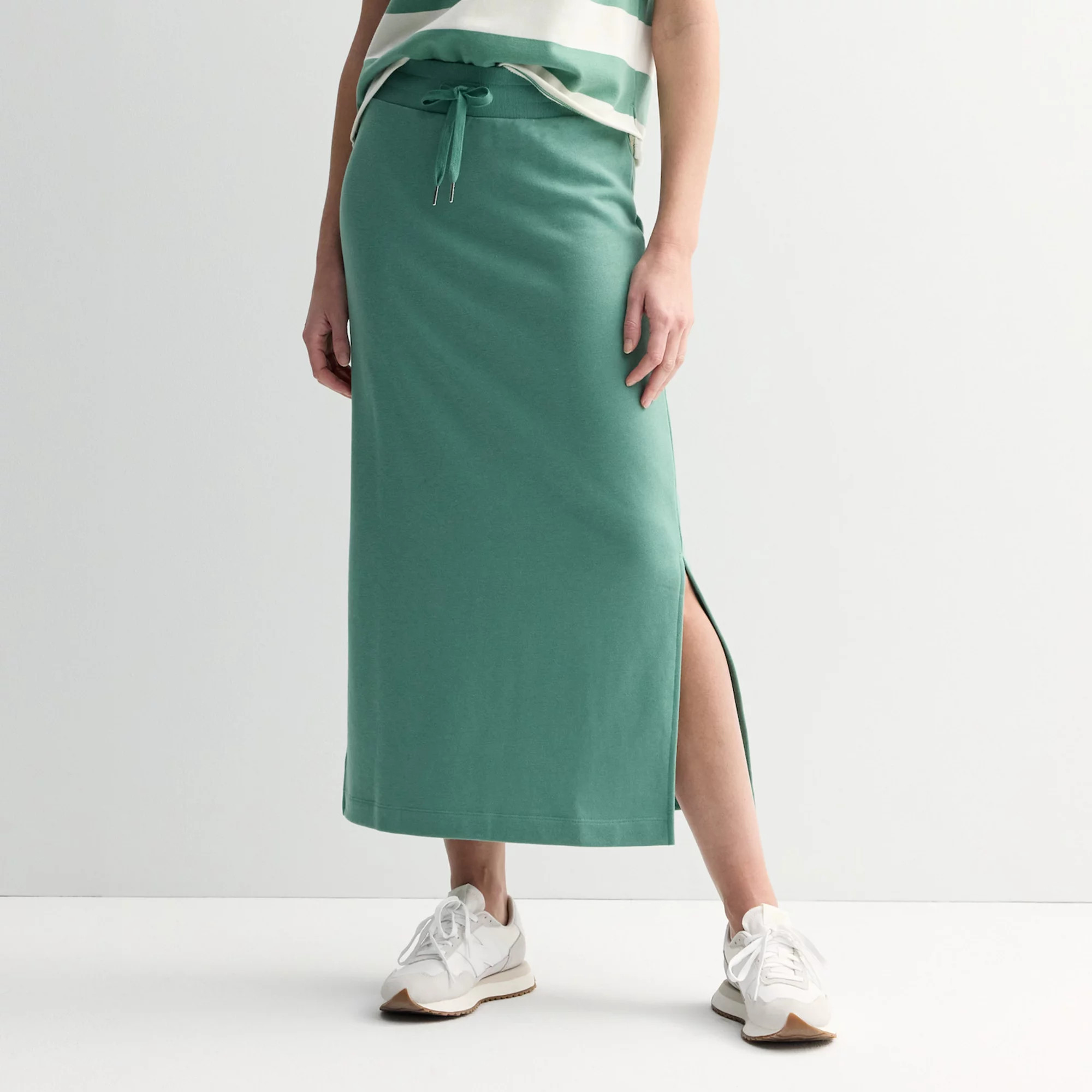Women's Sonoma Goods For Life® French Terry Stripe Skirt | Kohl's
