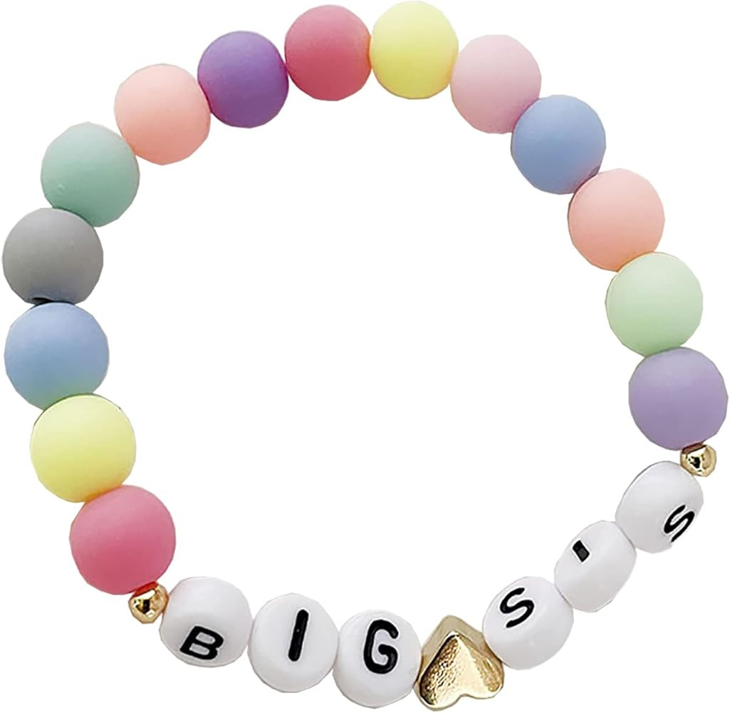 Big Sister Gift for Sister, Big Sister Bracelet, Little Sister Gifts for Sisters for Little Girls... | Amazon (US)